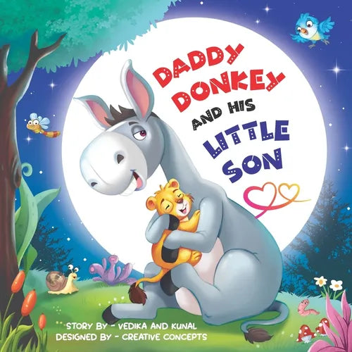 Daddy Donkey And His Little Son: A Children's Book Celebrating Kindness, Father-Son Love, and Family Bonds Beyond Blood Relations for Kids Aged 3-10