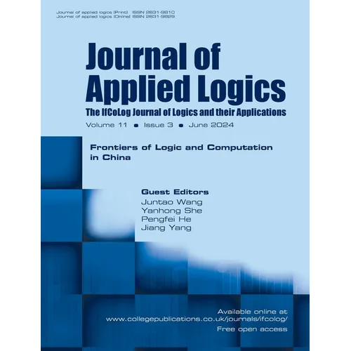 Journal of Applied Logics, Volume 11, number 3. Special issue: Frontiers of Logic and Computation in China