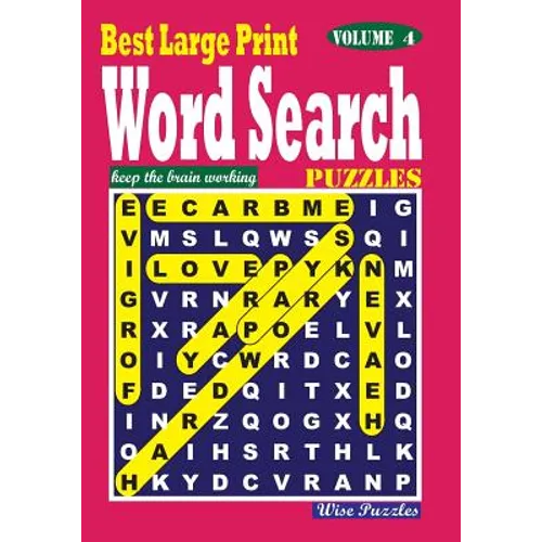 Best Large Print Word Search Puzzles, Vol. 4