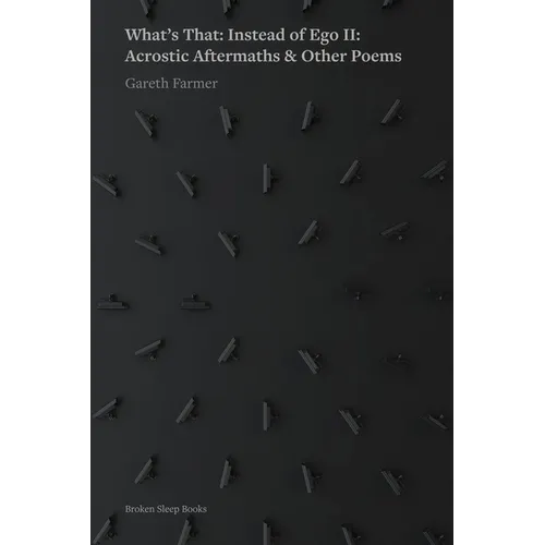 What's that: Instead of Ego II: Acrostic Aftermaths & Other Poems - Paperback