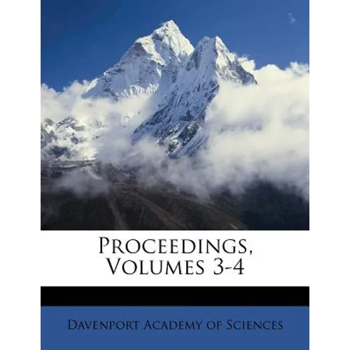 Proceedings, Volumes 3-4