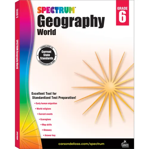Spectrum Geography, Grade 6: World Volume 96