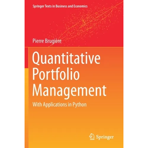 Quantitative Portfolio Management: With Applications in Python