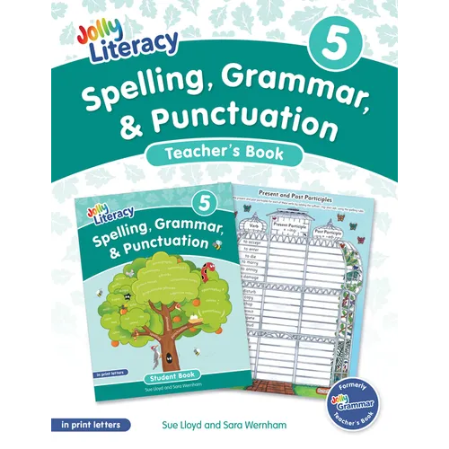 Spelling, Grammar, & Punctuation Teacher's Book 5: In Print Letters (American English Edition)