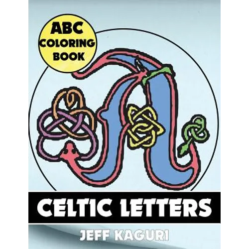 abc coloring book: Celtic Letters