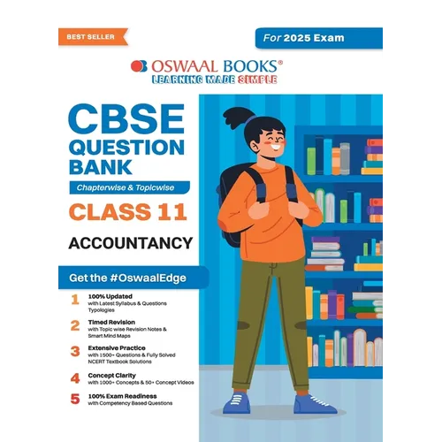 Oswaal CBSE Question Bank Class 11 Accountancy, Chapterwise and Topicwise Solved Papers For 2025 Exams