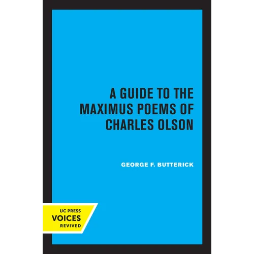 A Guide to the Maximus Poems of Charles Olson