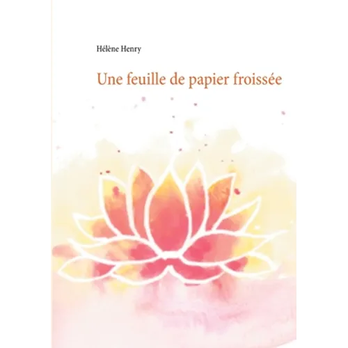 Une feuille de papier froissée