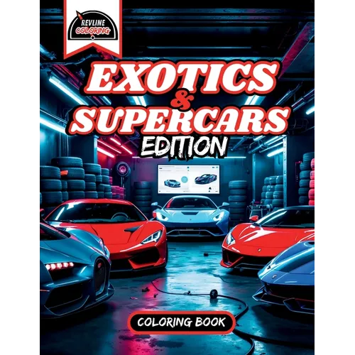 Revline Coloring Exotic/Supercars Cars Coloring Book