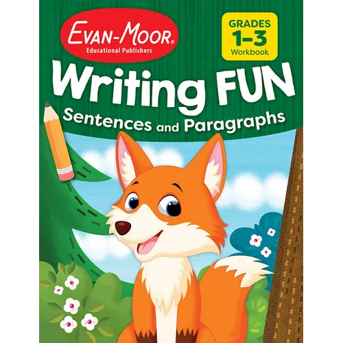 Writing Fun Sentences and Paragraphs, Grade 1 - 3 Workbook