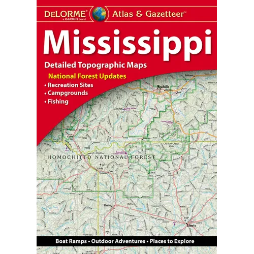 Delorme Atlas & Gazetteer: Mississippi