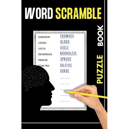 Word Scramble Puzzle Book: Stress Relieve Activity Books for Adults and Seniors 1200+ Words