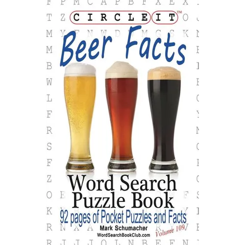 Circle It, Beer Facts, Word Search, Puzzle Book