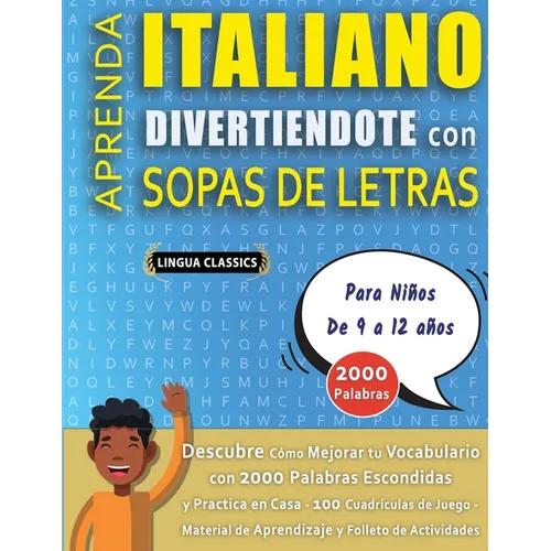 SOPA DE LETRAS CON LETRA GRANDE PARA ADULTOS EN ITALIANO - Crucigramas Delta - Los Rompecabezas más Grandes del Mercado Para Adultos y Mayores - Busca