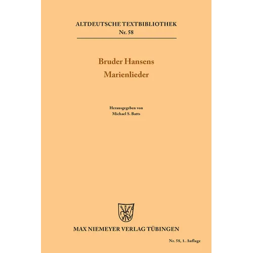 Bruder Hansens Marienlieder