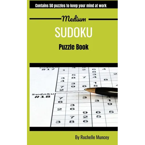 Small Sudoku Book: 5" x 8" Travel Friendly Edition with 50 Medium Sudokus Puzzles with Solutions
