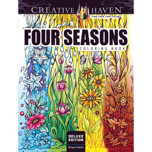 Creative Haven Deluxe Edition Four Seasons Coloring Book
