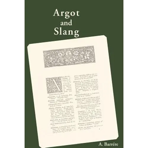 Argot and Slang