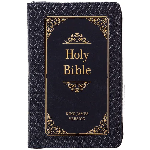 KJV Holy Bible Zip Midnight