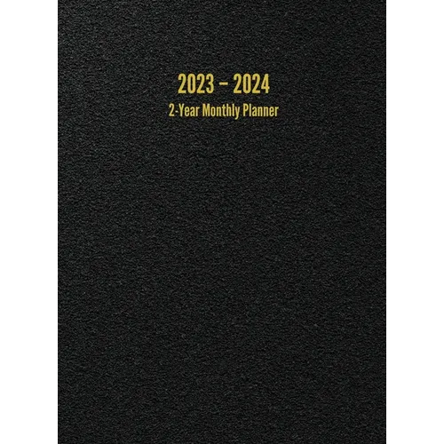 2023 - 2024 2-Year Monthly Planner: 24-Month Calendar (Black) - Large