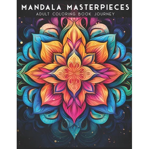 Mandala Masterpieces: Adult Coloring book journey