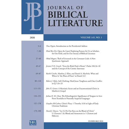 Journal of Biblical Literature 145.1 (2026)
