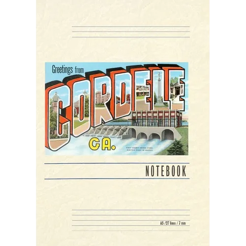 Vintage Lined Notebook Greetings from Cordele
