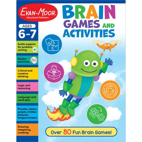 Brain Games and Activities, Ages 6-7