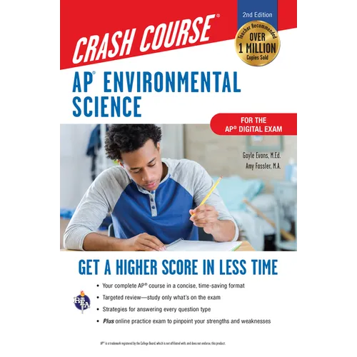 Ap(r) Environmental Science Crash Course, Book + Online: Get a Higher Score in Less Time