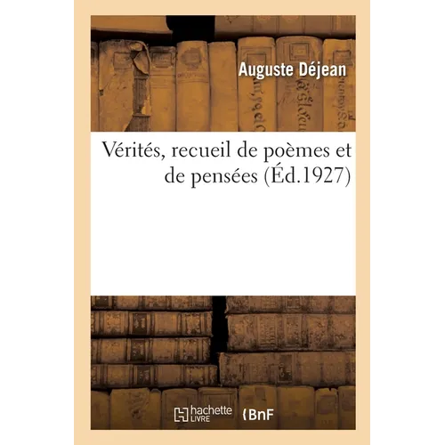 Vérités, recueil de poèmes et de pensées