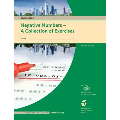 Negative Numbers: A Collections of Exercises for Students