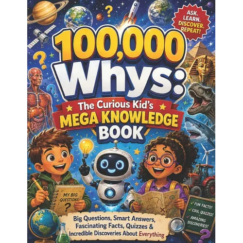 100,000 Whys: The Curious Kid's Mega Knowledge Book: Big Questions, Smart Answers, Fascinating Facts, Quizzes & Incredible Discoveries About Everythin