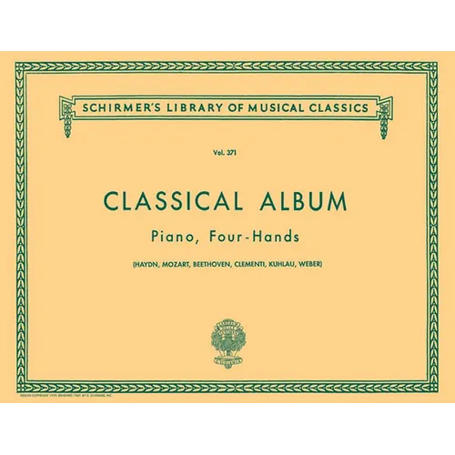 Classical Album: 12 Original Pieces: Schirmer Library of Classics Volume 371 Piano Duet