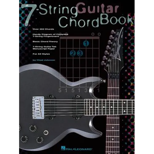 7-String Guitar Chord Book - Paperback