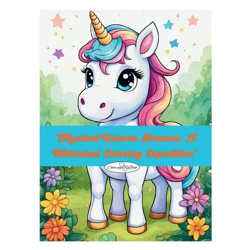 "Mystical Unicorn Dreams: A Whimsical Coloring Expedition"