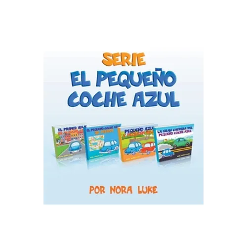 Serie El Pequeño Coche Azul Colección de Cuatro Libros