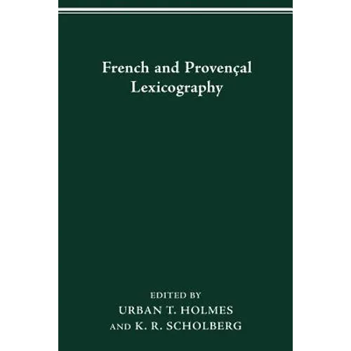 French and Provençal Lexicography