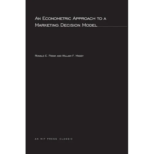 An Econometric Approach to a Marketing Decision Model