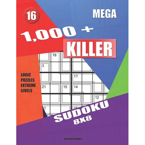 1,000 + Mega sudoku killer 8x8: Logic puzzles extreme levels