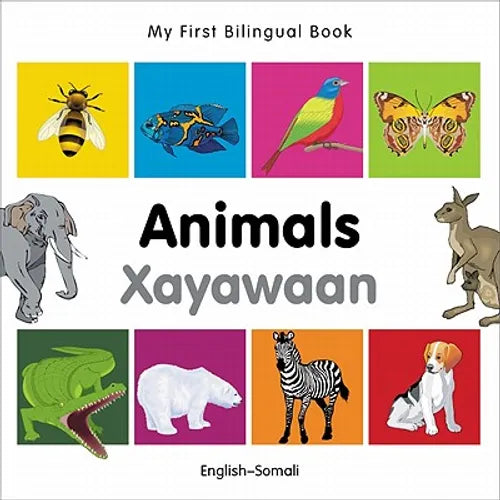 My First Bilingual Book-Animals (English-Somali)