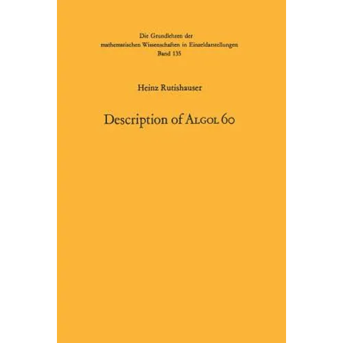 Handbook for Automatic Computation: Volume I - Part a