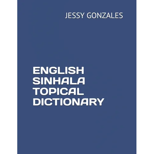 English Sinhala Topical Dictionary
