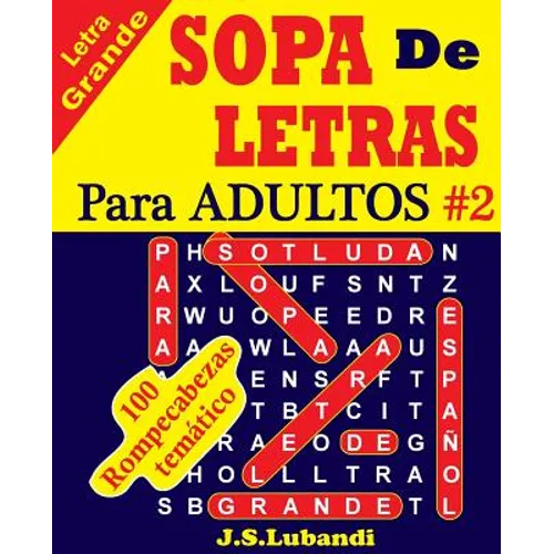 SOPA De LETRAS Para ADULTOS