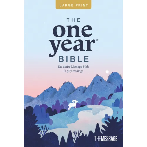 The One Year Bible the Message, Large Print Thinline Edition (Softcover)