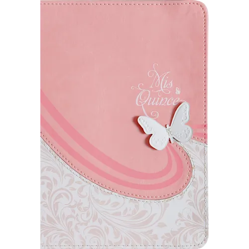 Rvr 1960 Biblia MIS Quince, Rosa Y Blanco Símil Piel