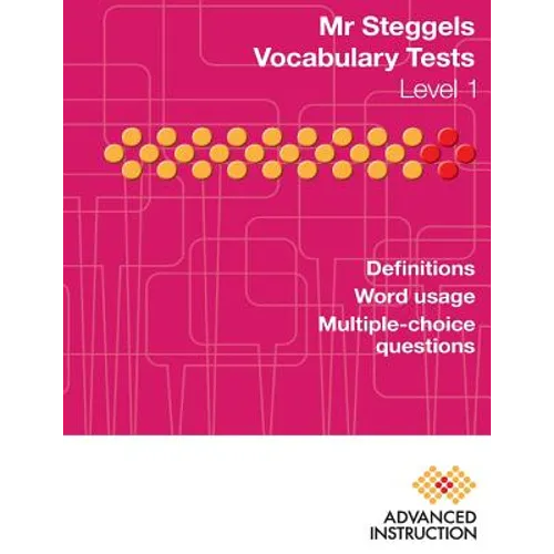 Mr Steggels Vocabulary Tests Level 1