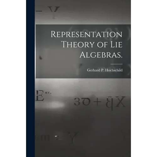Representation Theory of Lie Algebras.