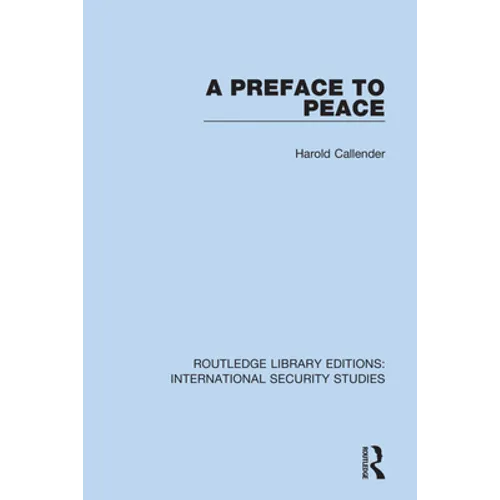 A Preface to Peace