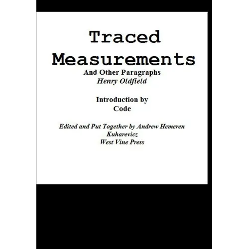 Traced Measurements And Other Paragraphs