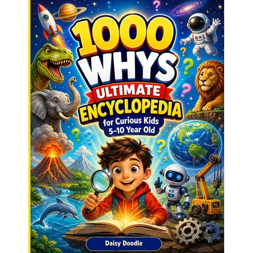 1000 Whys Ultimate Encyclopedia for Curious Kids 5-10 Year Old: Big Questions and Amazing Answers About Health, Space, Earth, and Technology
